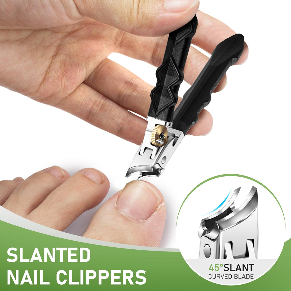 HANDWENG ultra-sharp stainless-steel blade enables smooth, snag-free nail trims.