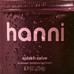 HANNI Splash Salve ingredients jojoba shea coconut deliver nourishing moisture