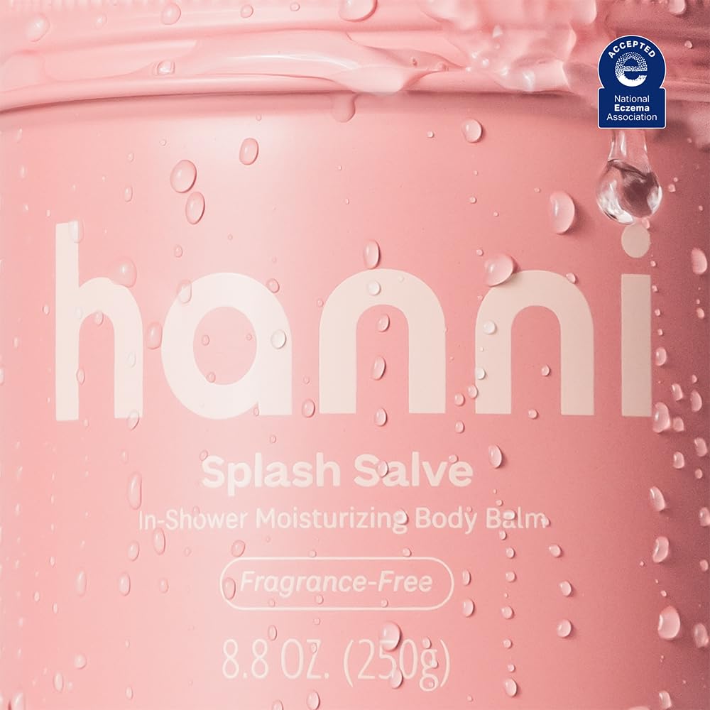 HANNI Splash Salve leaves soft skin after use.
