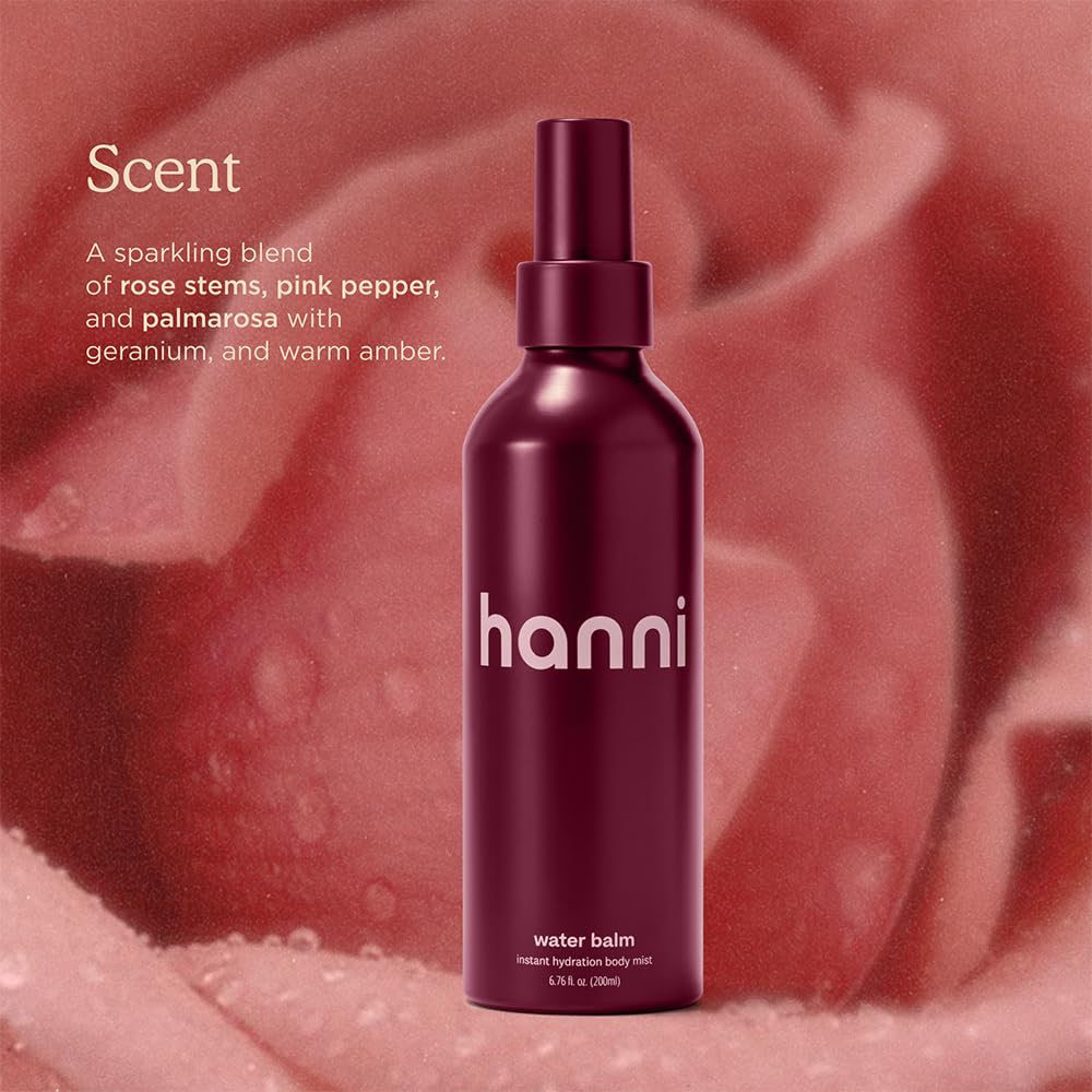 HANNI Water Balm Red algae extract helps maintain hydration.