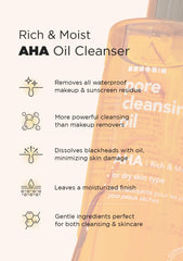 Hanskin AHA Pore Cleansing Oil deep pore cleansing with plant-based oils.