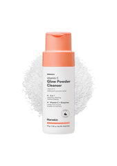 Hanskin Vitamin C Glow Powder Cleanser bottle for daily brightening and gentle cleansing.