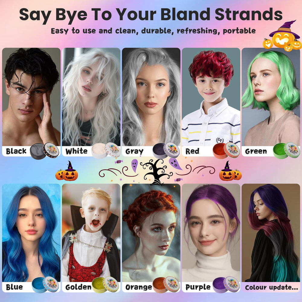 Hansuby easy wash-out temporary hair color with safe formula