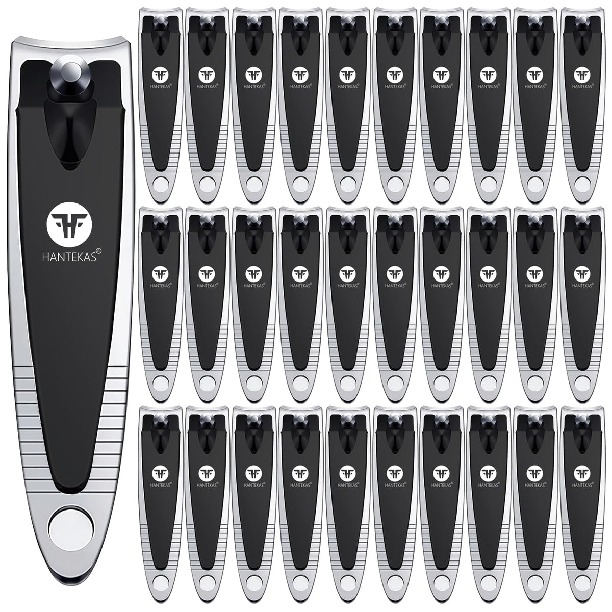 HANTEKAS nail clippers pack 30 for sharing and replacements.