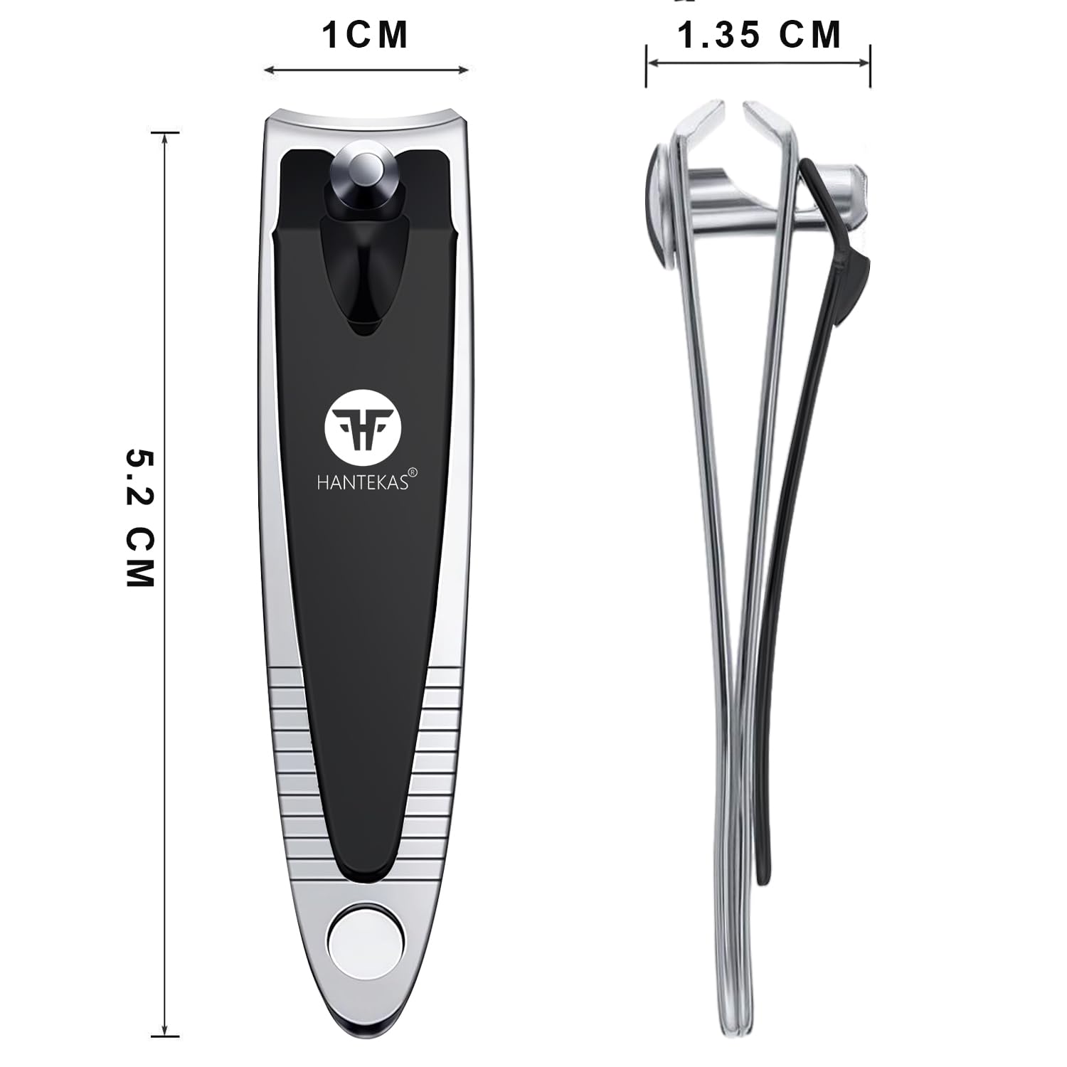 HANTEKAS thick-nail cutting edge handles tougher nails.