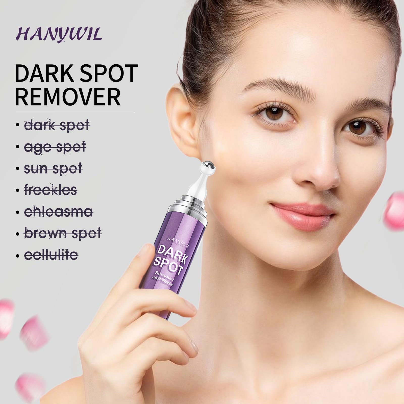 HANYWIL fast-absorbing serum penetrates quickly to target dark spots