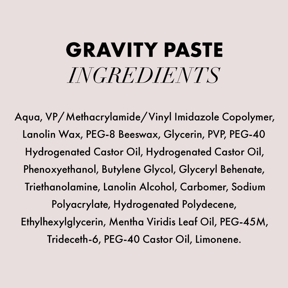 Dime-sized amount of Gravity Paste shown for precise control and texture.