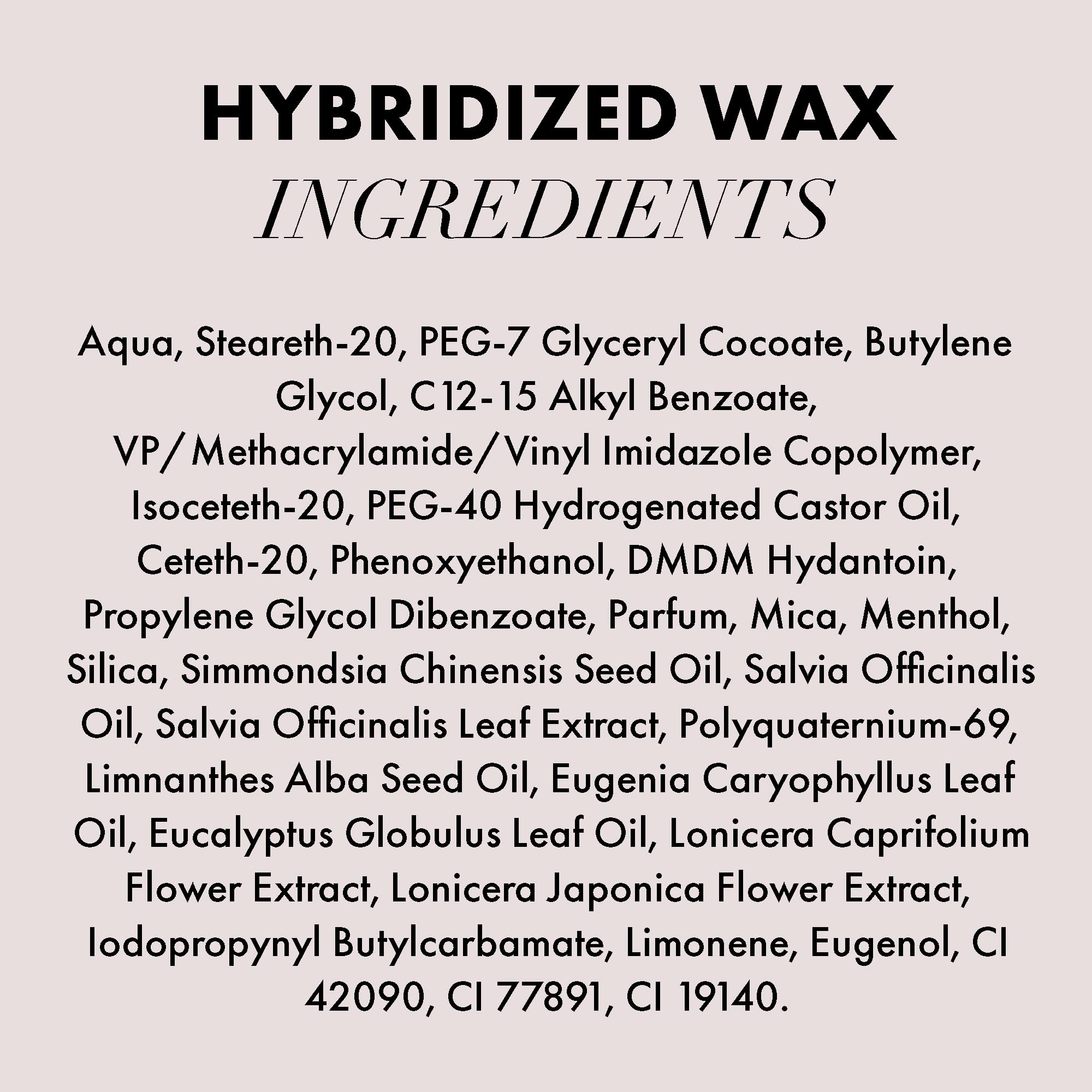 Hanz de Fuko Hybridized Wax 2 oz travel size displayed on vanity.