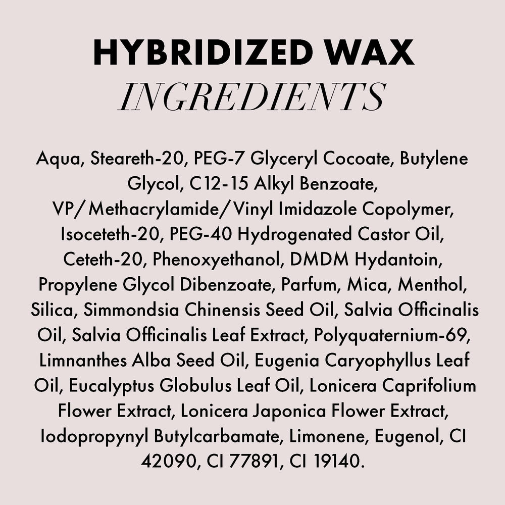 Hanz de Fuko Hybridized Wax 2 oz travel size displayed on vanity.