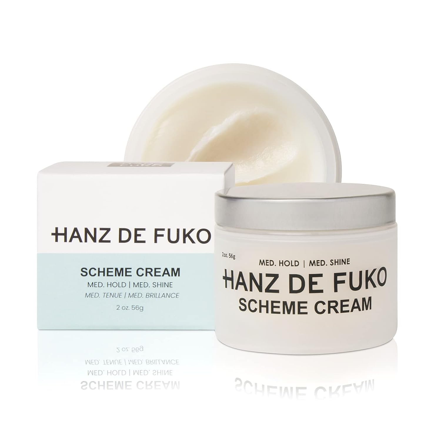 Hanz de Fuko Scheme Cream packaging with travel-ready branding for on‑the‑go styling