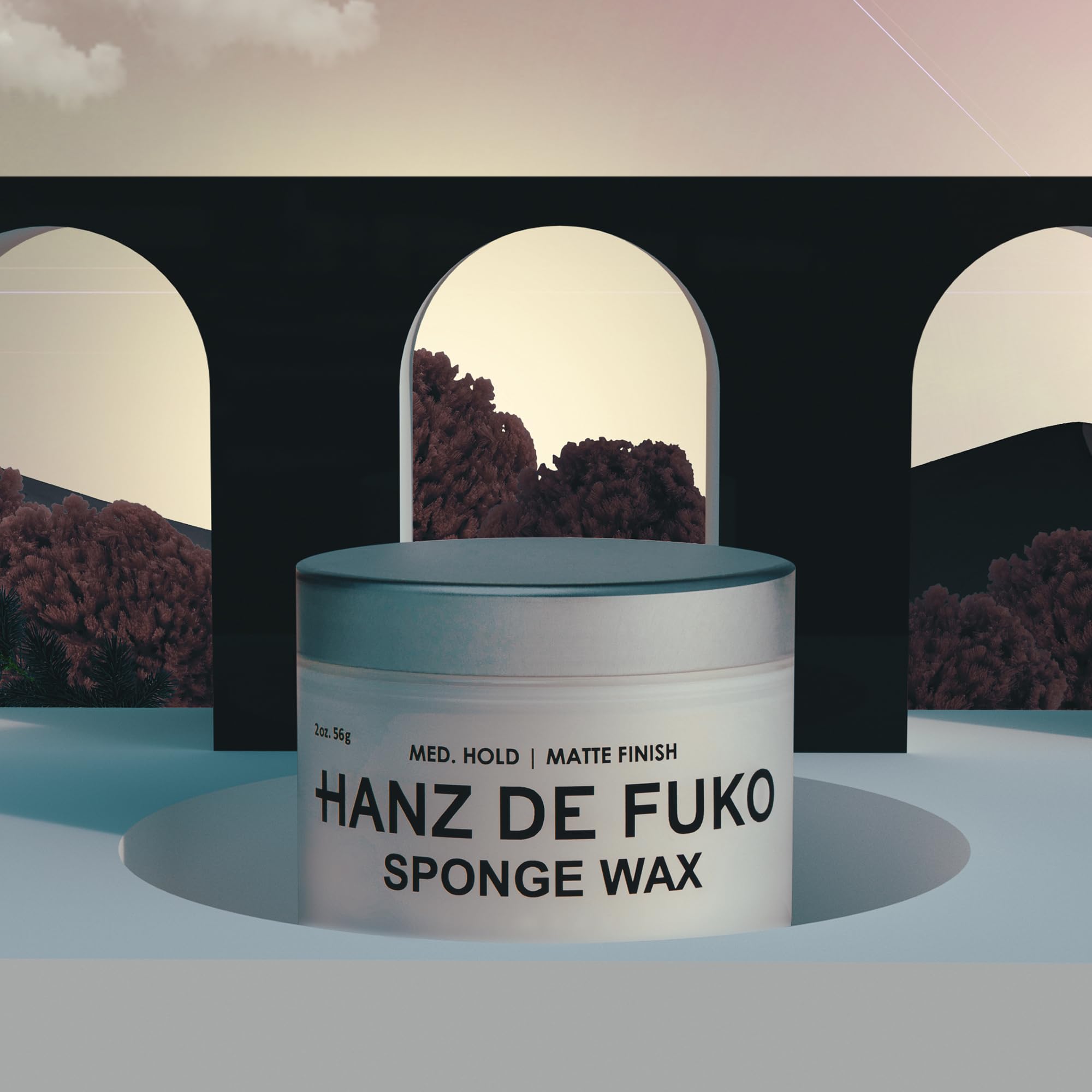 Hanz de Fuko Sponge Wax on damp hair for smooth classic looks