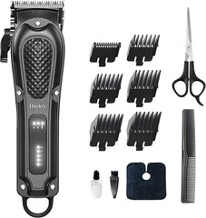 Haokry hair clippers showcase cordless design for ultimate grooming convenience.