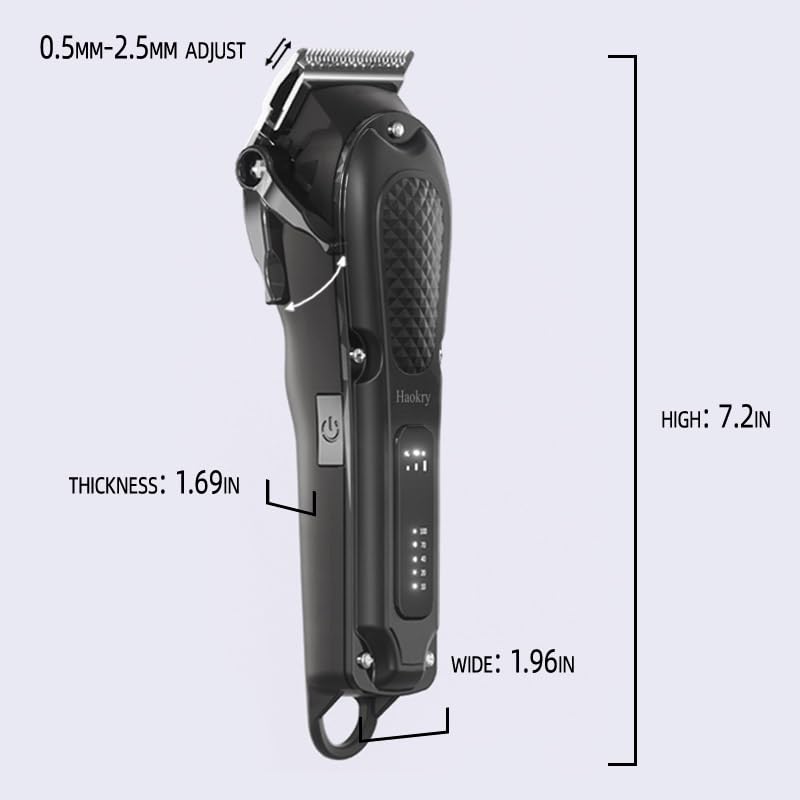 Haokry hair clippers include maintenance tools for long-lasting performance.