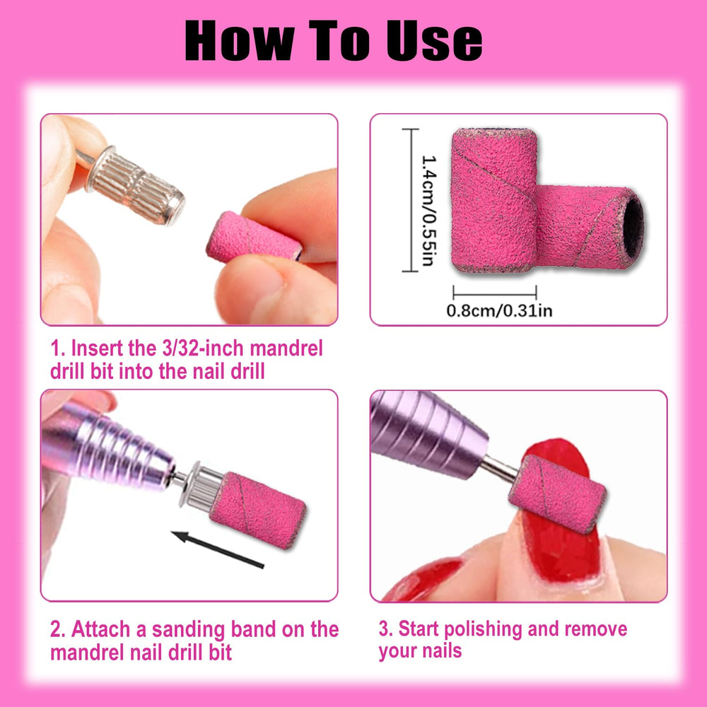 Haozher nail drill-bits-organizer keeps tools tidy in salon or home use.