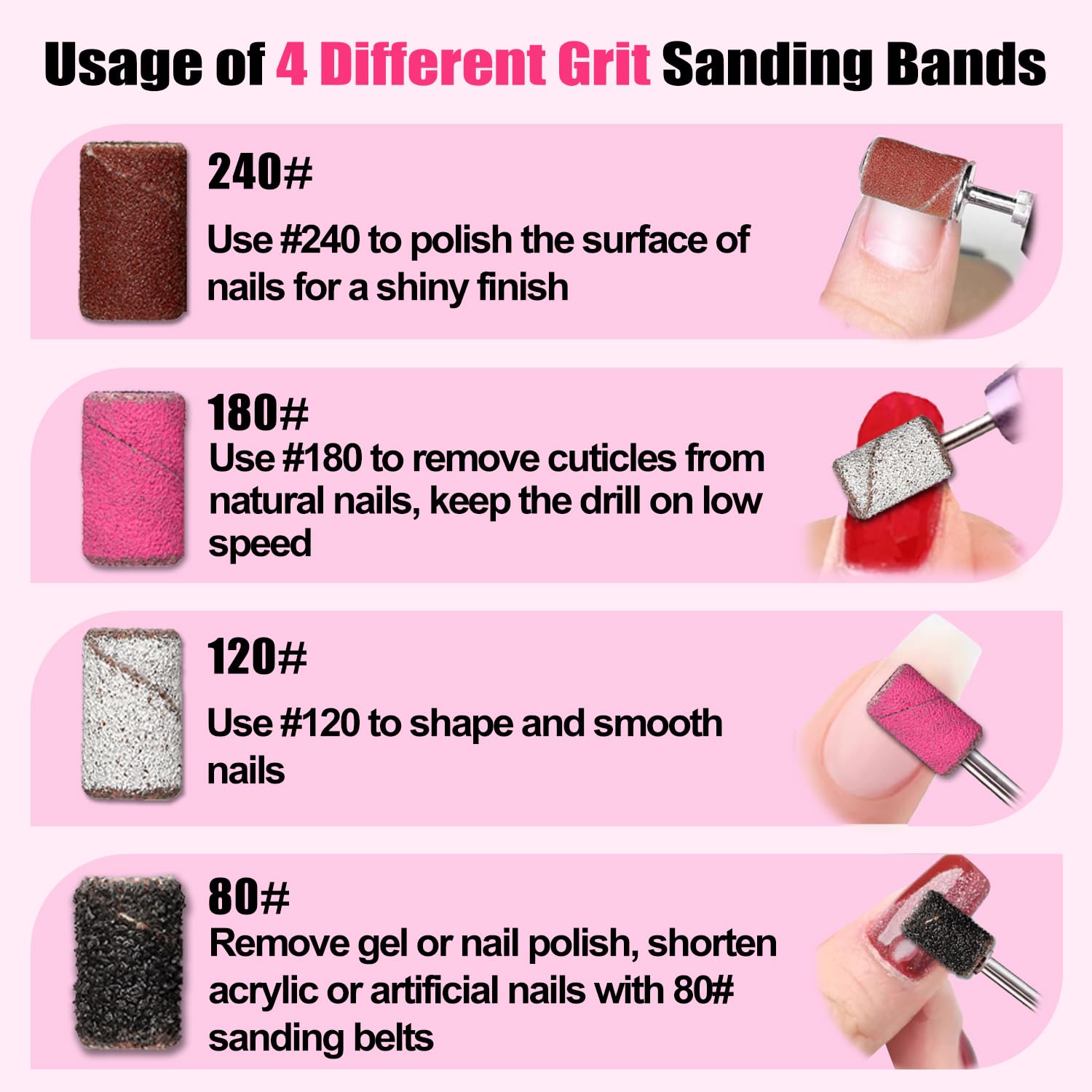 Haozher travel-friendly nail kit supports on-the-go touch-ups.