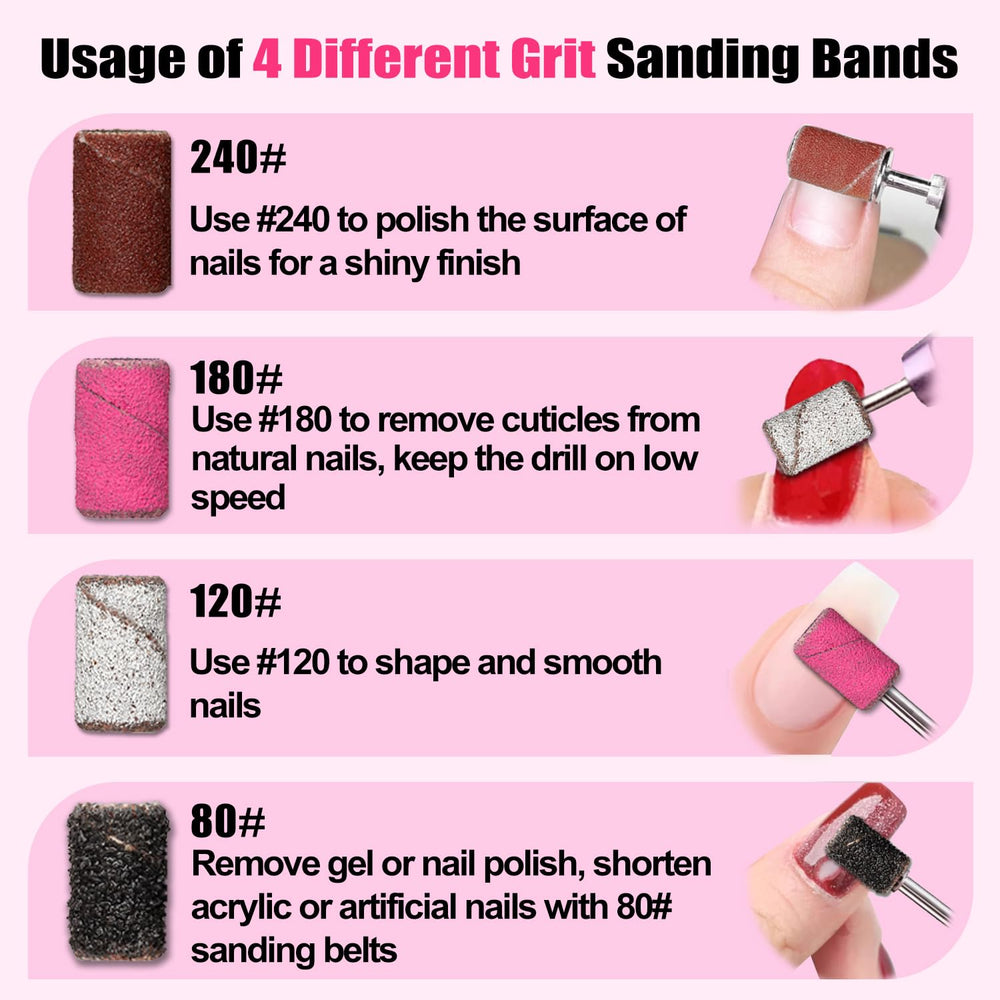 Haozher travel-friendly nail kit supports on-the-go touch-ups.