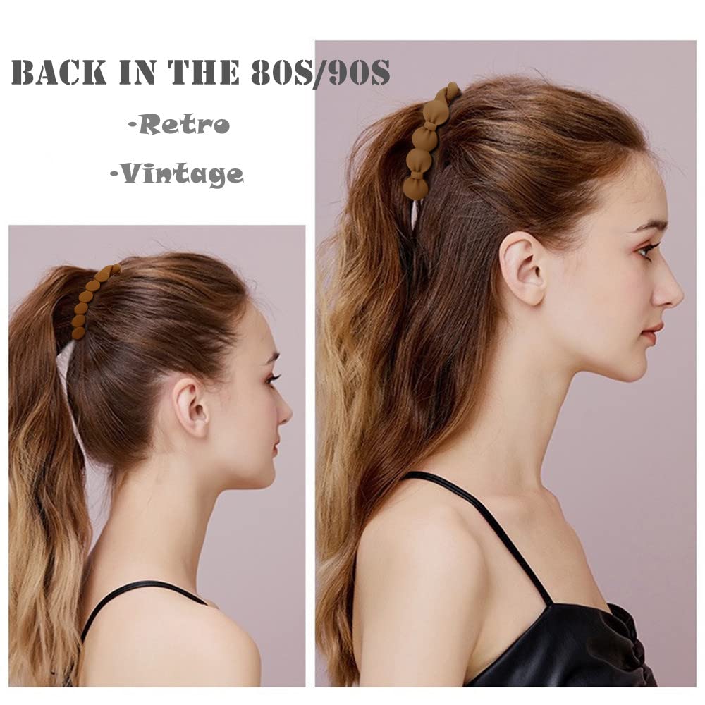 Hapdoo banana clip set versatile styling for various hair types.