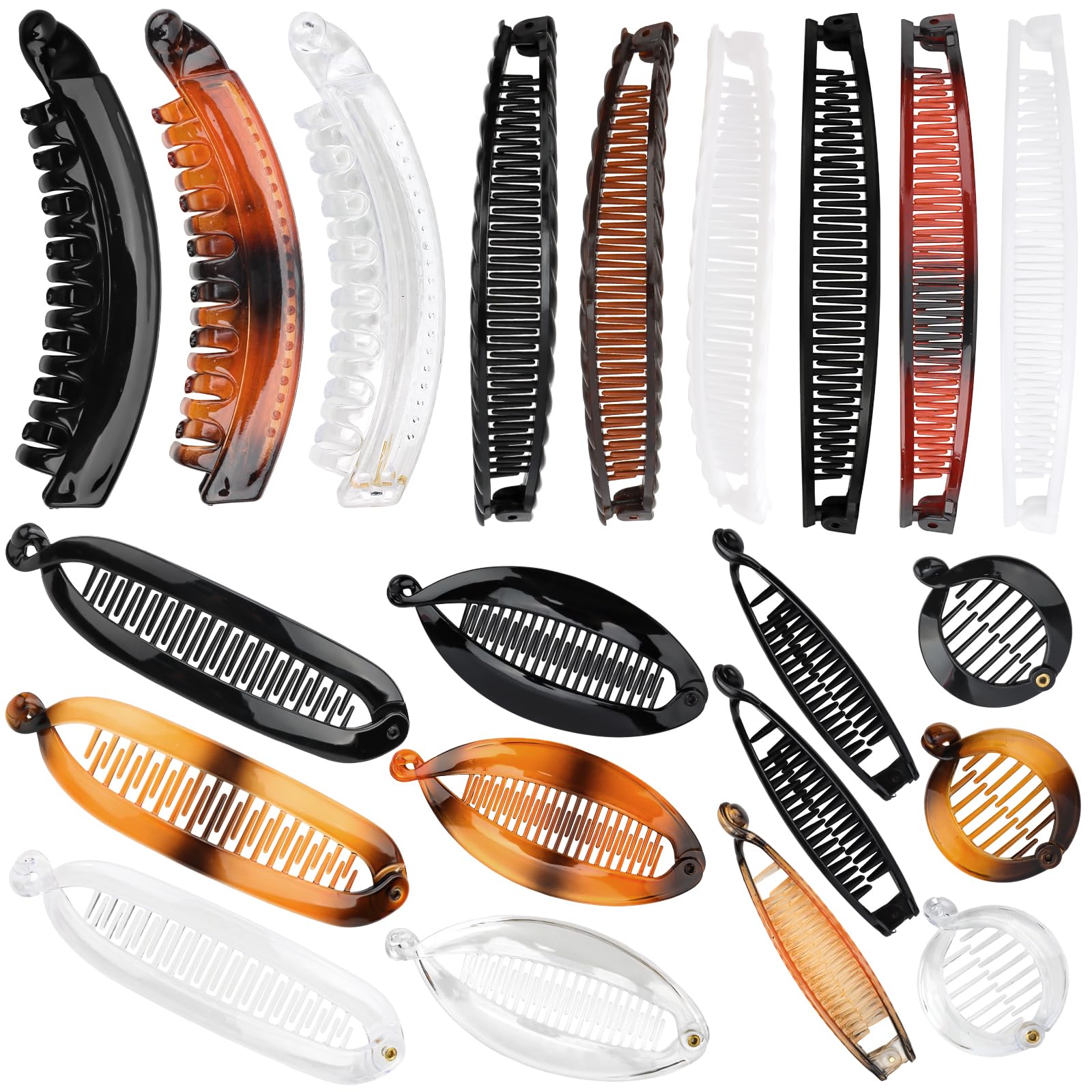 Hapdoo banana clips office updo idea for quick professional looks