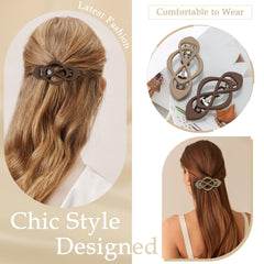 Hapdoo colorful barrettes match outfits with neutral to deep shades.