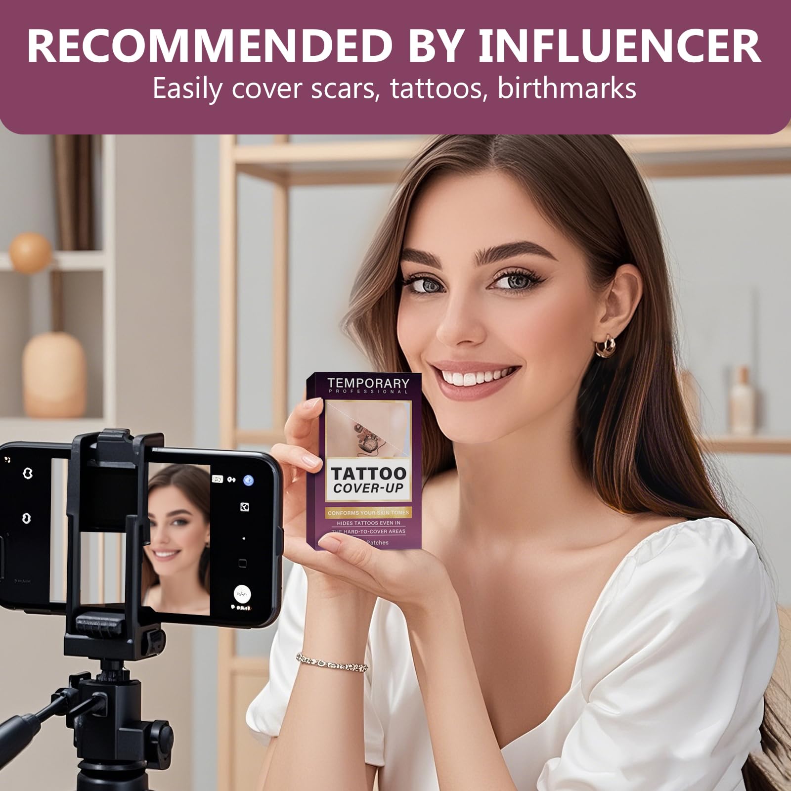 HAPIPET patch blends with skin tone to conceal blemishes