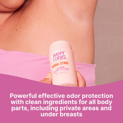 HAPPY CURVES private-area use for discreet odor control