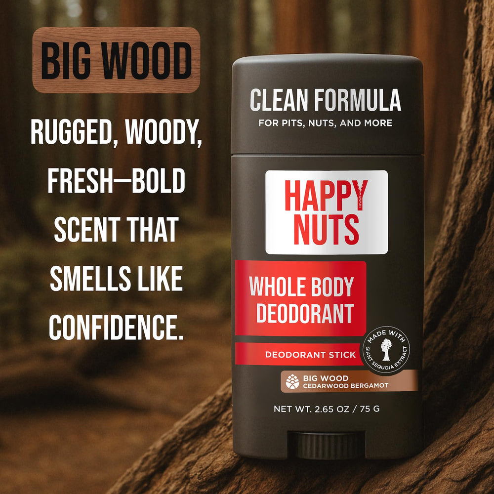 Happy Nuts all-over coverage for arms, legs, chest and neck