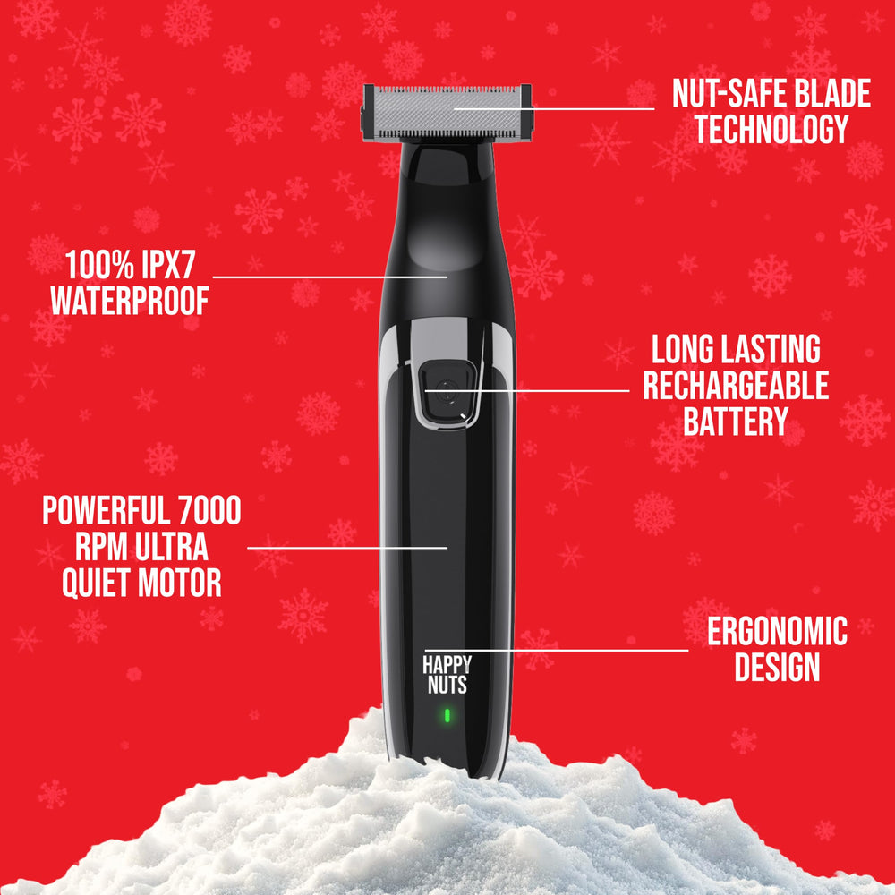Happy Nuts Ballber IPX7 waterproof design allows shower use and easy cleaning.