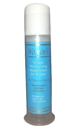Happy PMS Women's Touch Progesterone Cream 2oz Pump demonstrates smooth, non-greasy moisturizing for daily care.
