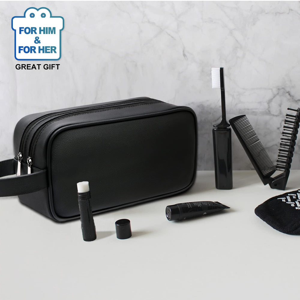 HappyDavid travel toiletry bag zipper close-up highlights smooth operation for easy access.