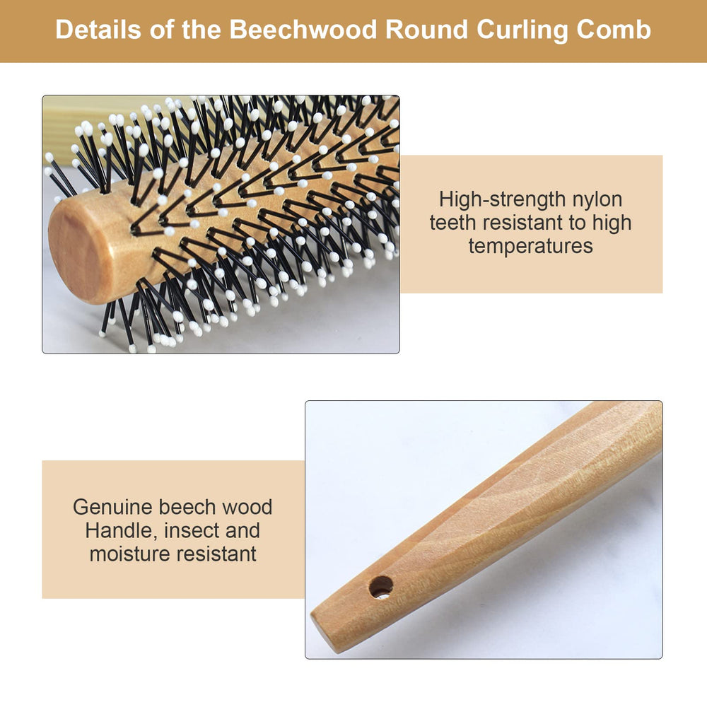 Harewu nylon bristles close-up showing flexible pins for gentle detangling