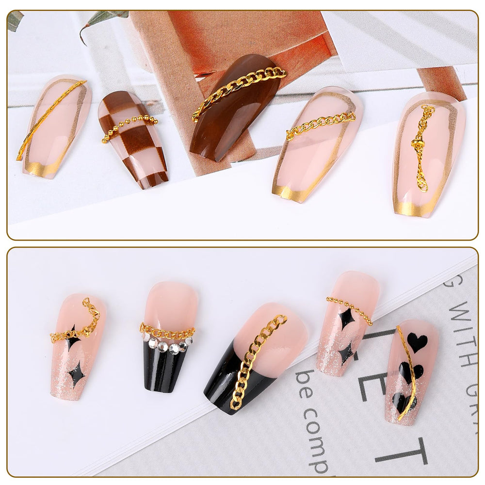 Hariendny value pack includes 8 pieces for everyday nail decoration.
