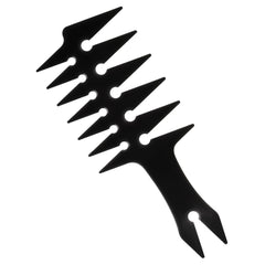 Hariendny Hair Wide-Tooth Comb front view shows double-sided detangling design.
