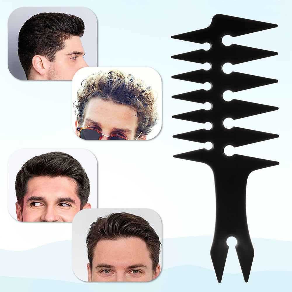 Hariendny Hair Wide-Tooth Comb in salon setting showcases professional versatility.
