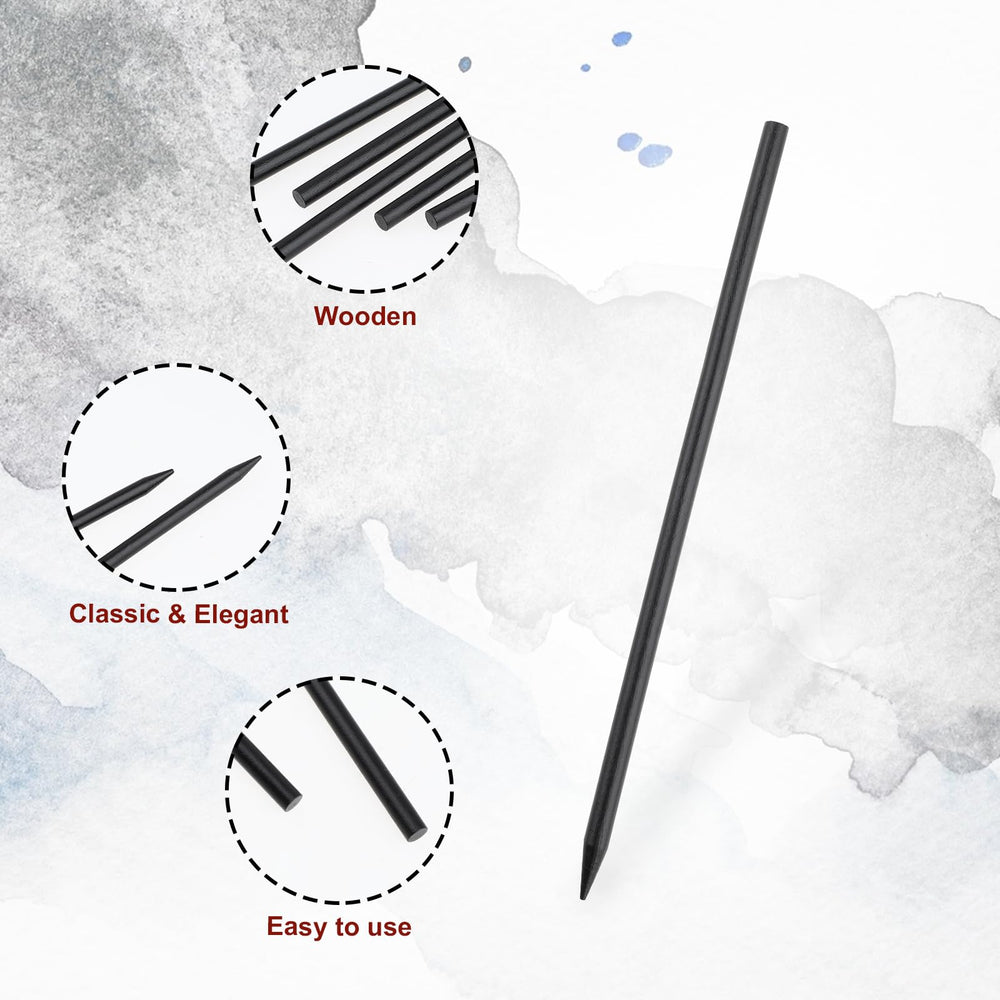 Hariendny pencil-design sticks with top hole for DIY embellishments.