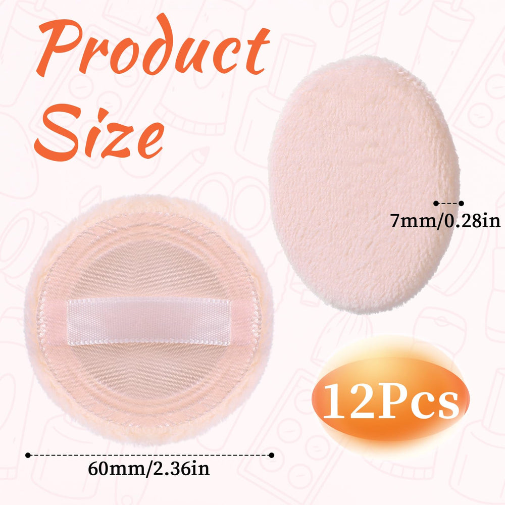 Hariendny powder puff with ribbon grip enables precise control during makeup.