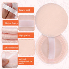 Hariendny crystal velvet puff offers soft, fluffy texture for comfortable daily use.