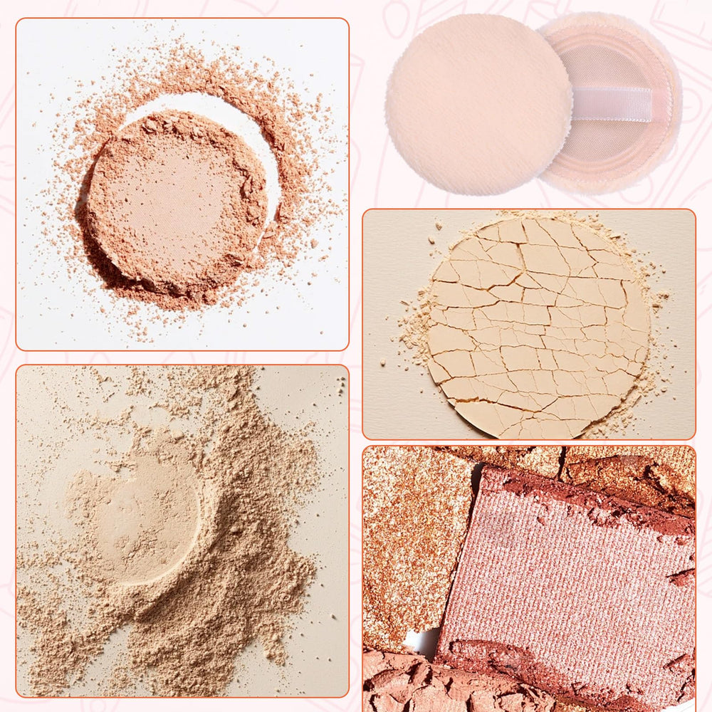 Hariendny versatile puff works with loose, pressed, and setting powders.