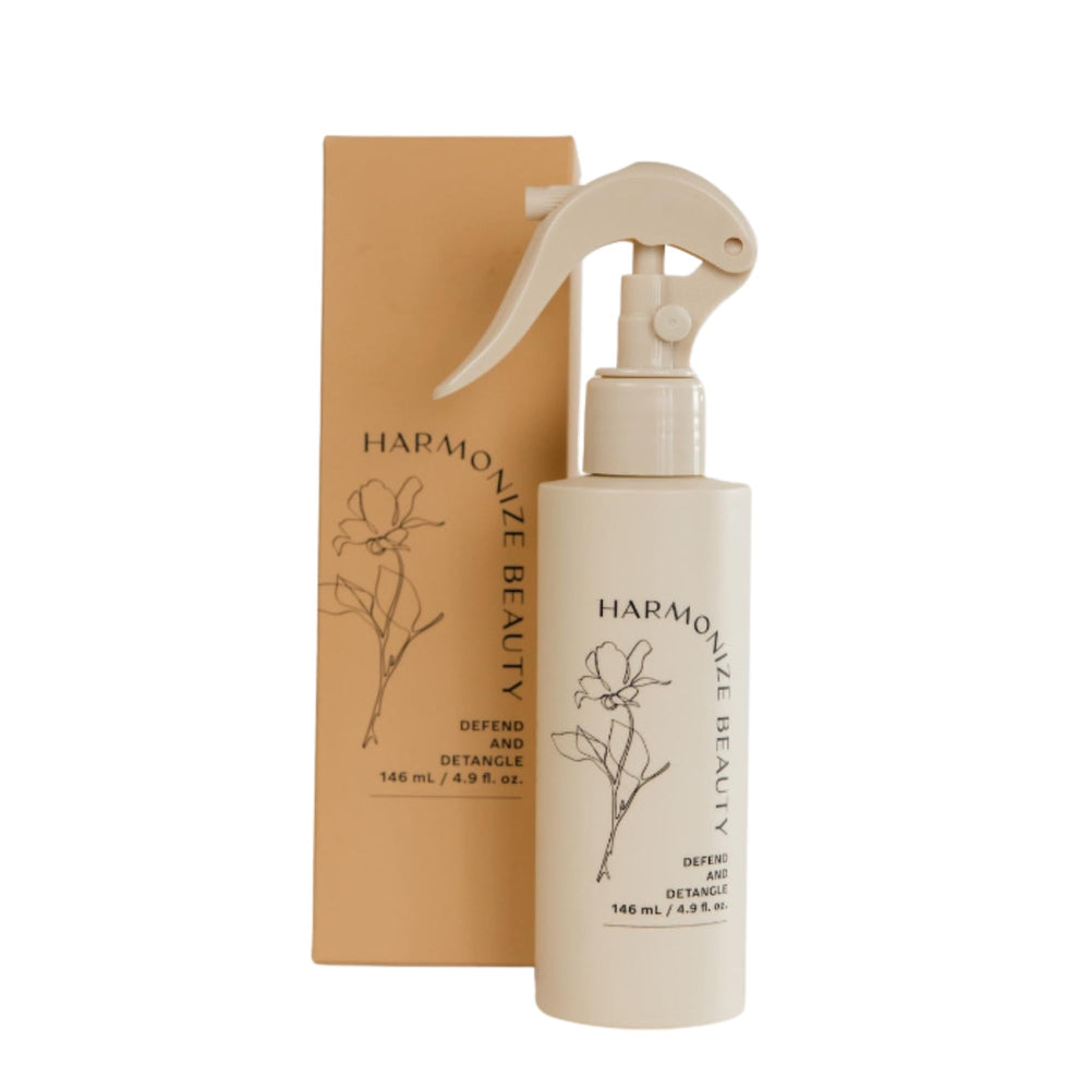 Harmonize Beauty Leave-In Conditioner frizz-control for silky, all-day manageability.