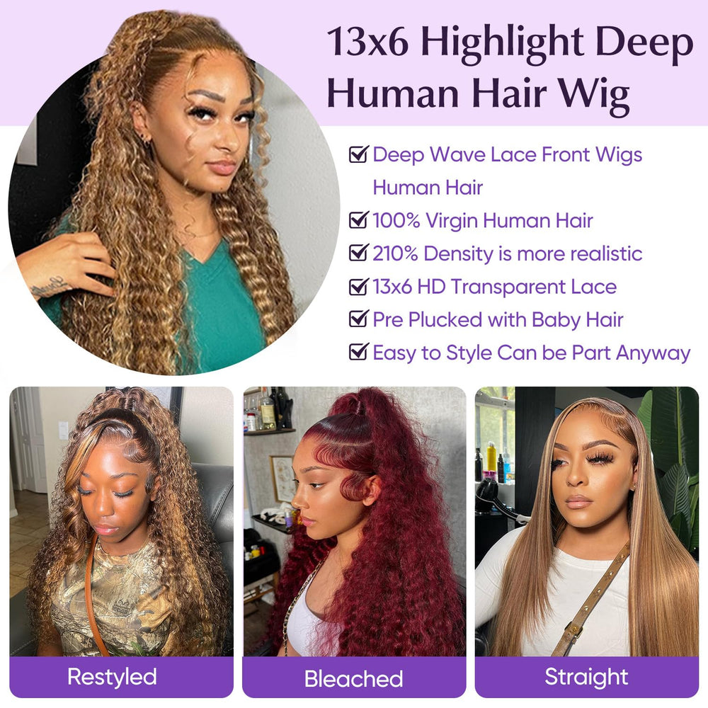 Harmsh 13x6 lace front wig baby hair detail enhances realism