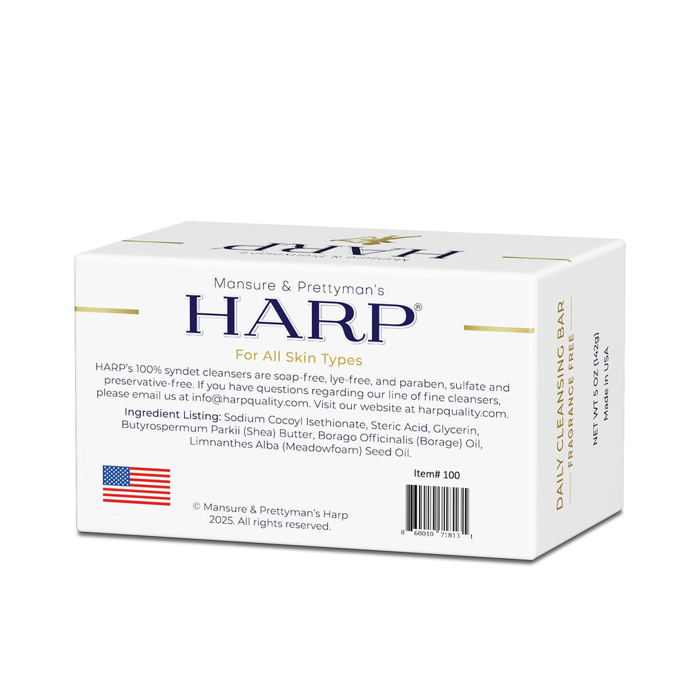HARP Skin moisture protection shot implies barrier-friendly cleansing.