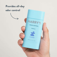 Harry's aluminum-free deodorant 24h odor control keeps you fresh through the day.