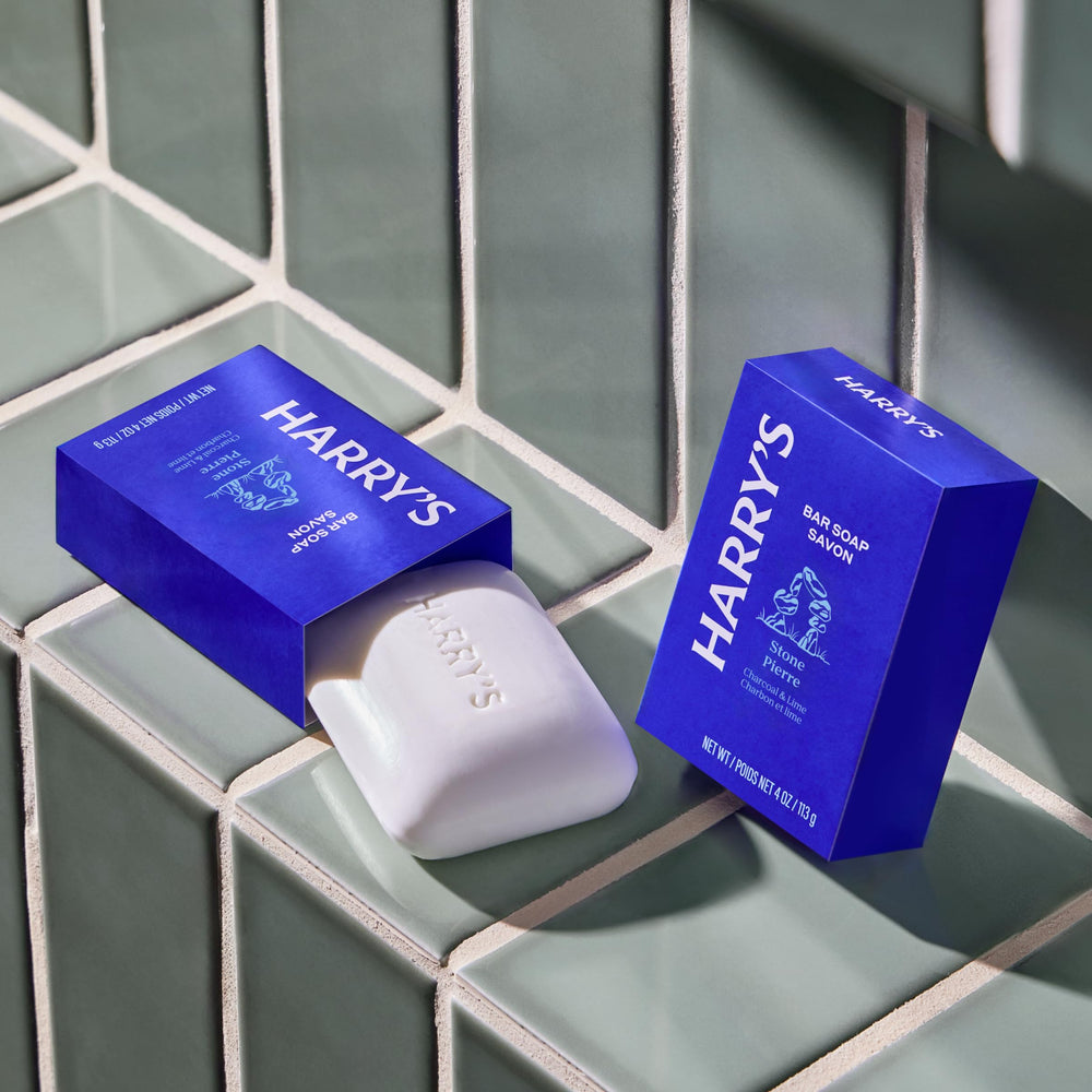 Harry's Stone is paraben-free and sulfate-free for gentle daily cleansing.