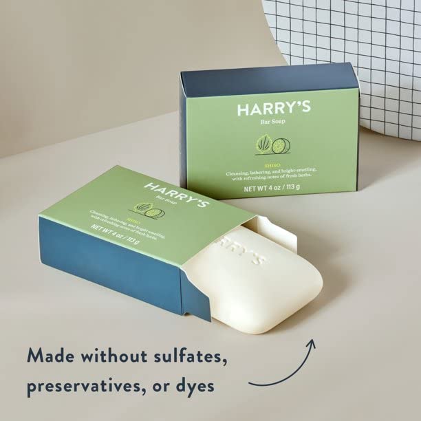 Harry's Bar Soap Shiso after-shower skin feels smooth and conditioned.