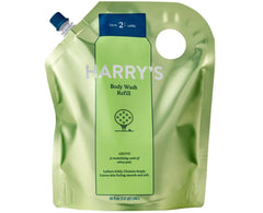 Harry's Men's Body Wash Refill Grove Scent bottle showcases a smooth lather for refreshing showers