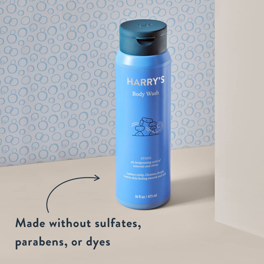 Harry's Men's Body Wash Shiso splash fuels an energized post-workout shower.