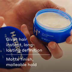 Harry's Texturizing Putty matte finish on hair delivers natural texture.