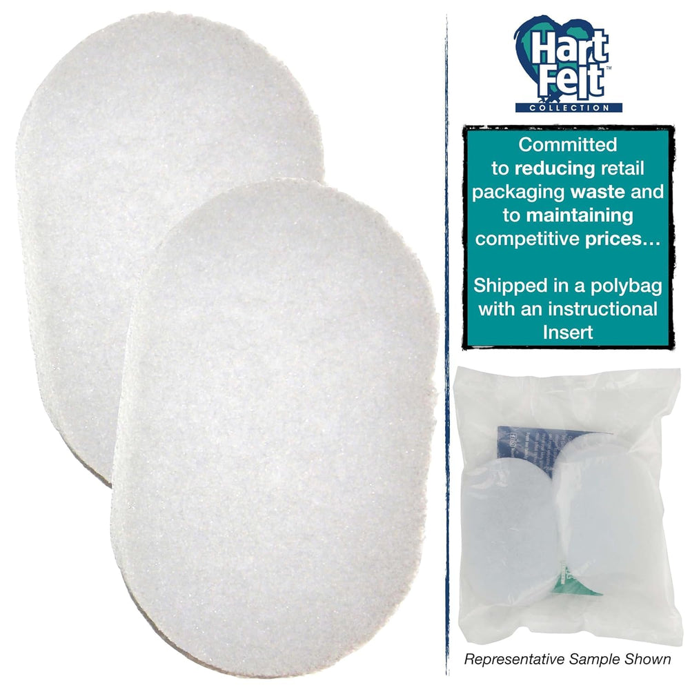 HartFelt bath sponges made in USA pack 2 highlight.