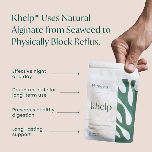 HartSpan Khelp capsules close-up with vegan, dye-free daily use