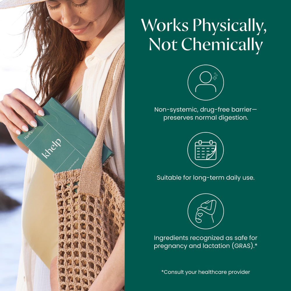HartSpan Khelp third-party-tested—seal of safety and purity for daily use.