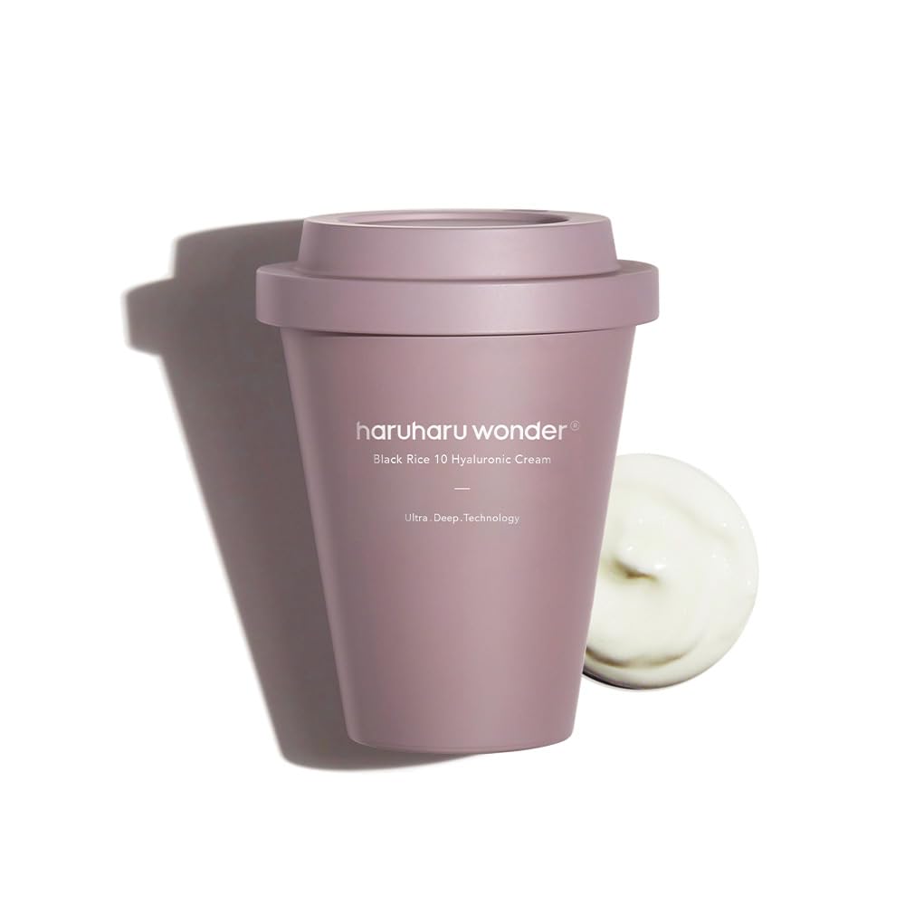 HARUHARU Wonder Black Rice crema en bote, hidratación profunda para la piel